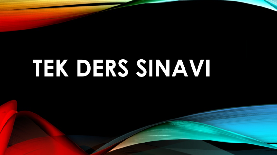 TEK DERS SINAVI